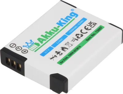 Akku kompatibel mit Panasonic DMW-BCM13 - Li-Ion 1250mAh - fuer