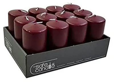 Productafbeelding van Adventskaarsen Stompkaarsen Set van 12