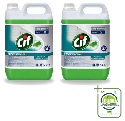 Produktbild von 2 x Cif Allesreiniger Dennenfris 5 l - Großpackung - 2 Stücke