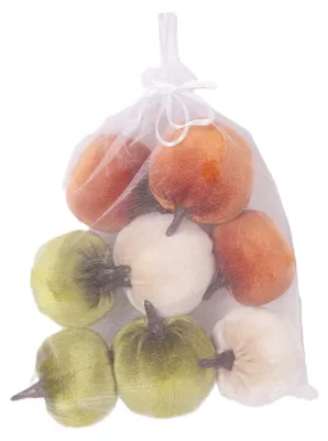 Produktbild von Dekofigur Kürbisse Ø 7 cm bunt 8 Stück