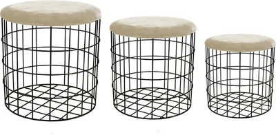 Produktbild von Korb, Metall mit Samtdeckel