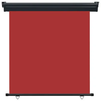 Image de vidaXL Marquise latérale de balcon 175x250 cm rouge
