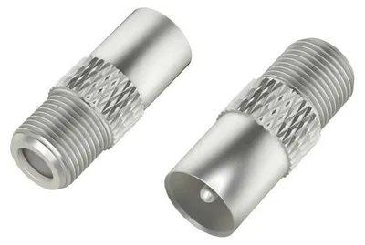 Produktbild von Hama 00205313, F-Typ, F-Typ, Männlich, Metallisch, 1 Stück(e), 105 mm