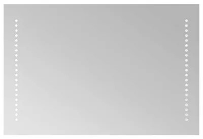 Immagine prodotto di Specchio da bagno LED, trasparente, 60 x 40 cm, vetro temperato, marca vidaXL