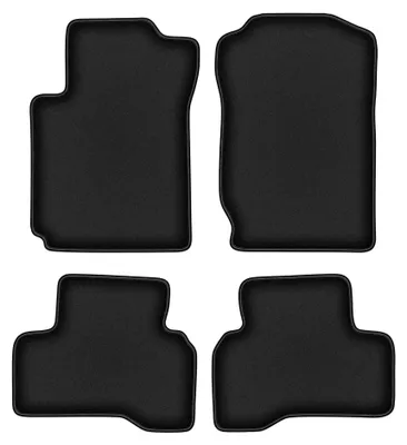 Obrázek produktu pro Velurové autokoberce pro: Suzuki Grand Vitara II 2005-2014 (3dv.) – sada 4 ks, černé, na míru – Wielganizator DURBAN
