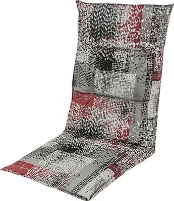 Obrázok produktu pre Polster na záhradné kreslo a stoličku s vysokou opierkou 118 x 48 x 5 cm Doppler SPOT 3951 sivý so vzorom