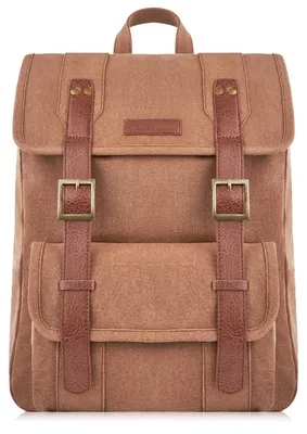 Produktbild von Herren-Arbeits-Laptop-Rucksack groß braun Paolo Peruzzi E-05-BR