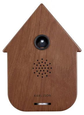 Produktbild von Karlsson - Ornament Sound Box Modern Cuckoo - Dunkles Holz - 12x7.5x11.5cm