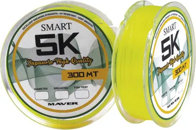Produktbild von Maver Smart 5k 300 M Monofile Schnüre Gelb 0.370 mm Gelb 0.370 mm