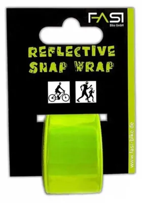 Productafbeelding van FASI reflecterende band met automatische oproller, 30x340 mm, geel