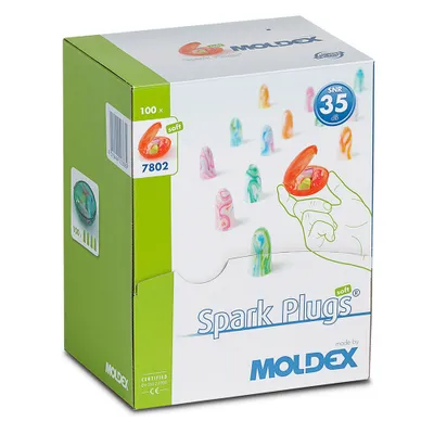 Produktbild von MOLDEX Gehörschutzstöpsel SparkPlugs 7802 100x2 Stück