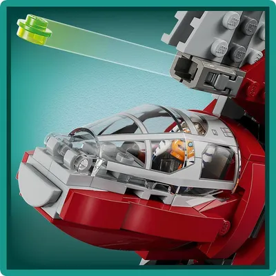 Zdjęcie produktu dla LEGO Star Wars Prom kosmiczny Jedi T-6 Ahsoki Tano, Wahadłowiec Zabawka dla Dziecka do Zbudowania, z 4 Minifigurkami, w tym Sabine Wren i Marrok, Prezent dla 9-latka, 75362