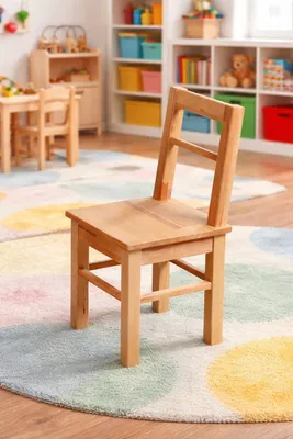 Produktbild von Kinderstuhl Kernbuche geölt Kindergartenstuhl 29 x 29 x 55 cm #2681