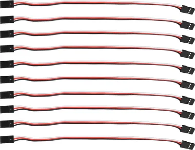 Zdjęcie produktu dla Przedłużacz serwomechanizmu, przedłużacz 3-pinowy, przedłużacz z rdzeniem mosiężnym, kabel połączeniowy serwomechanizmu, kabel serwomechanizmu samochodowego, przedłużacz sterownika serwomechanizmu