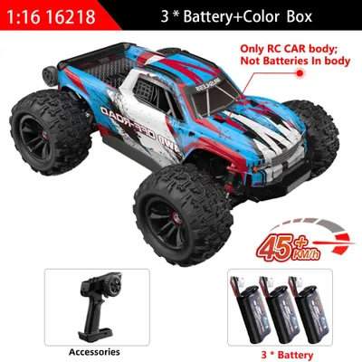 Obrázek produktu pro HYPER GO 16218 - Autíčko na dálkové ovládání, model pro drifting - 4WD - rychlost 42 km/h - měřítko 1:16 - bezkartáčový motor 4300KV - 16218 3B BX