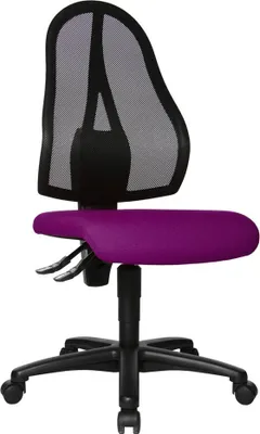Produktbild von Topstar Bürostuhl Open Point P, OP100 G03 Stoff lila, Gestell schwarz