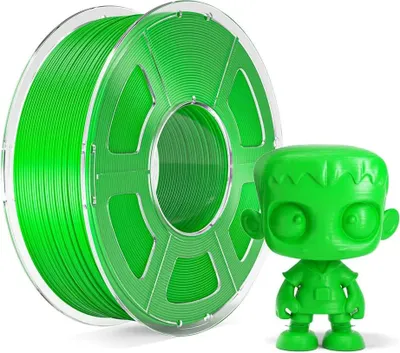 Obrázek produktu pro Filament pro 3D tiskárny PLA - 1,75 mm - 1 kg cívka - tolerance ±0,02 mm - vysoká rychlost 50-600 mm/s - 190-260 °C tryska - 50-60 °C topné lůžko - bílý