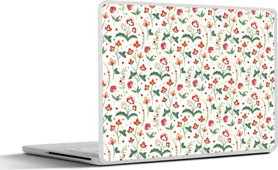 Produktbild von MuchoWow® Laptop Aufkleber Sticker Cover Sommer - Blumen - Muster 30x21 cm - Sticker für Laptop - Selbstklebend