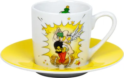 Produktbild von KÖNITZ 1150532383 Espressotasse Asterix Zaubertrank 85 ml, Porzellan