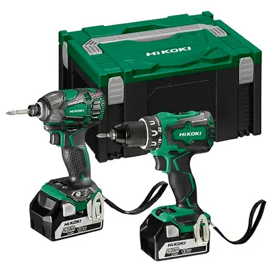Productafbeelding van Hikoki 18V set KC18DBD (DS18DBSL + WH18DBDL2), 2x 5,0Ah