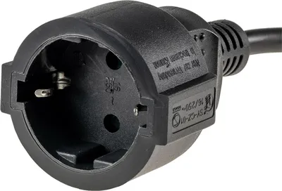 Produktbild von Wentronic NK 600S-150 CS, 1.5 m, Braun, 6x CEE 7/4