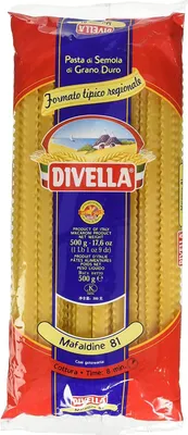 Produktbild von 5x Pasta Divella 100% Italienisch N° 81 Mafaldine 500 gr