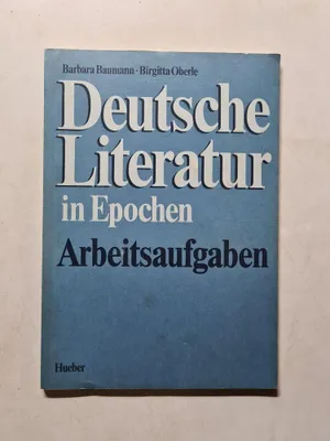 Image de Deutsche Literatur in Epochen: Arbeitsaufgaben