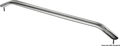 Image de Main courante de yacht inox 610 mm, ovale, AISI 316 - Osculati 41.908.24