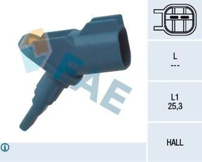 Produktbild von FAE ABS Sensor Raddrehzahl Vorne für FORD MONDEO IV Turnier (BA7) 78011