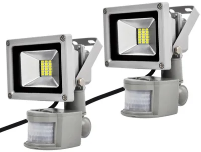 Produktbild von Greenmigo 2X 20W LED Fluter Scheinwerfer Strahler SMD mit bewegungsmeldermelder PIR IP65 Wasserdicht