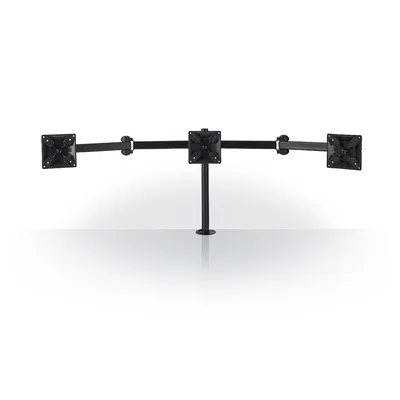 Immagine prodotto di Nedis Ergotmm100Bk Supporto ergonomico per monitor a tre bracci girevoli e inclinabili nero