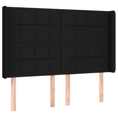 Zdjęcie produktu dla VidaXL 3119580, Czarny, Poliester, Drewno, 1470 mm, 118 cm, 128 cm, 160 mm