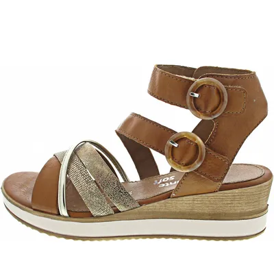 Produktbild von Remonte Damen Keilsandalette in Braun, Größe 39