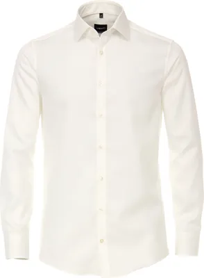 Produktbild von VENTI Herren Businesshemd 72er Langarm Kent Modern-Fit Creme 45