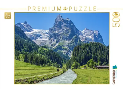 Produktbild von CALVENDO Puzzle Rosenlauigletscher im Berner Oberland | 500 Teile Lege-Größe 48 × 36 cm Foto-Puzzle für Erwachsene