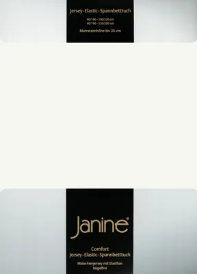 Produktbild von Janine Jersey Elastic Spannbetttuch 140x200 cm - 160x220 cm ecru