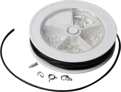 Obrázek produktu pro Creativ Company 61367, Sada šperků, Černá, Stříbrná, 1 kusů, 6 m