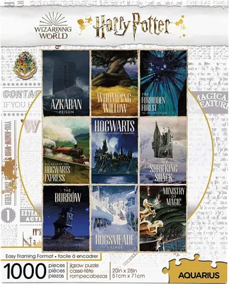 Obrázok produktu pre Cestovné plagáty s puzzle Harryho Pottera (1000 dielikov)