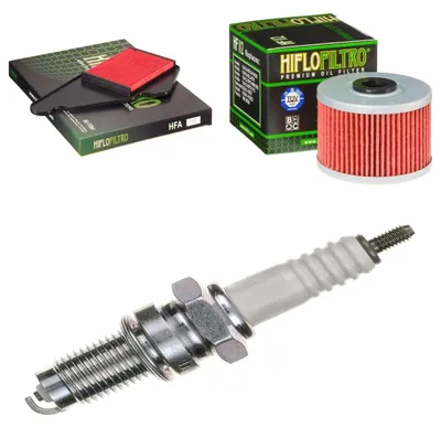 Obrázok produktu pre Servisná sada pre Honda FMX 650 2005–2007: vzduchový filter, olejový filter, zapaľovacia sviečka od pamoto –