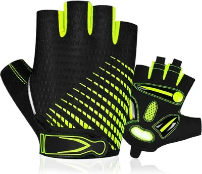 Produktbild von Halbfinger-Fahrradhandschuhe mit Gelpolsterung