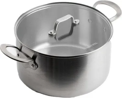 Produktbild von Mauviel 1830 - Kochtopf - 24 cm - Edelstahl - alle Wärmequellen