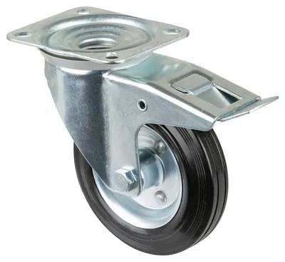 Produktbild von BS Rollen Transportrolle L420.B58.160 Lenkrolle mit Totalfeststeller