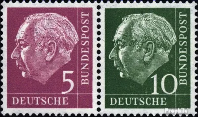Produktbild von Briefmarken BRD (BR.Deutschland) 1958 Mi W19Y I postfrisch