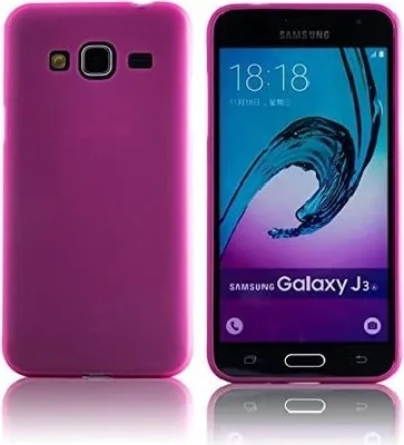 Zdjęcie produktu dla Ultra Slim Soft Cover Pink dla Samsung Galaxy J3 2016