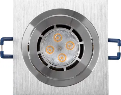 Produktbild von LED Einbaustrahler 200-240V AC 5W 1771 0 Ø68 IP20 Alu Silber geschleift