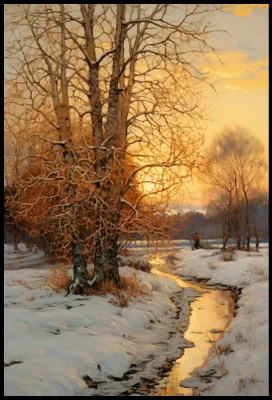 Produktbild von Plakat 68x101cm Morgendämmerung