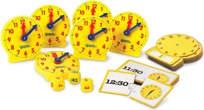 Zdjęcie produktu dla Learning Resources About Time! Small Group Activity Set, 5 lat(a), Żółty