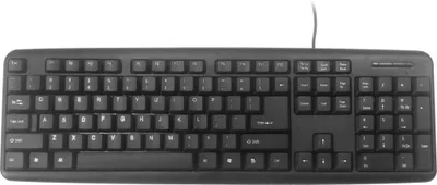 Obrázek produktu pro Gembird KB-U-103, Plná velikost (100 %), Kabel, USB, Černá