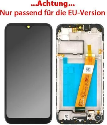 Produktbild von Original LCD Display Touchscreen Bildschirm Rahmen Schwarz für Samsung Galaxy A01 A015F