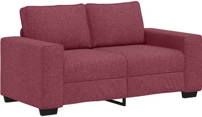 Produktbild von 2-Sitzer-Sofa Weinrot 160x77x82 cm Stoff
